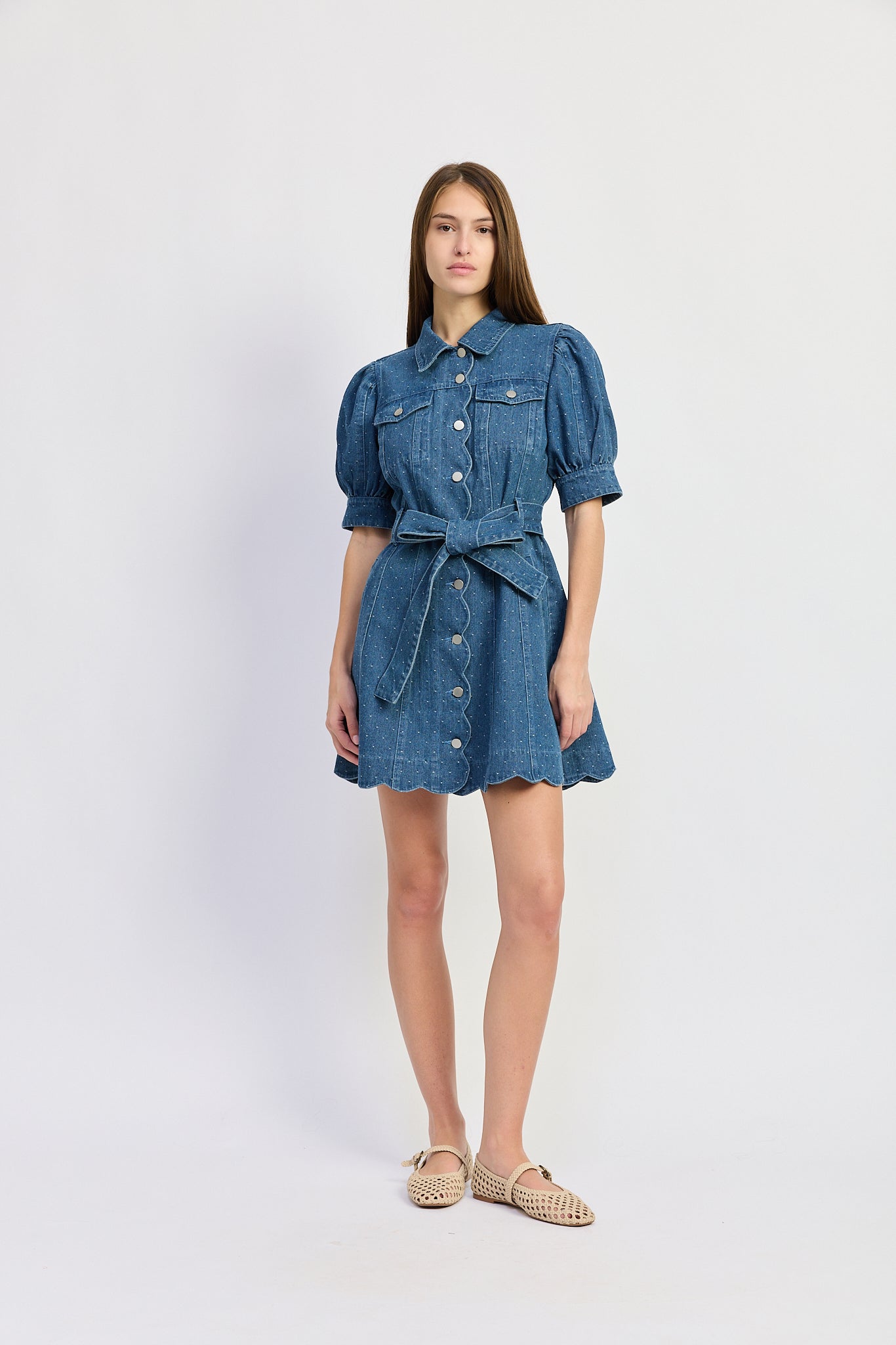 Heidi Denim Mini Dress