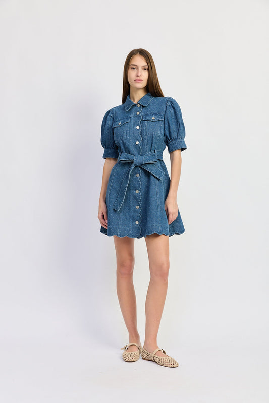 Heidi Denim Mini Dress