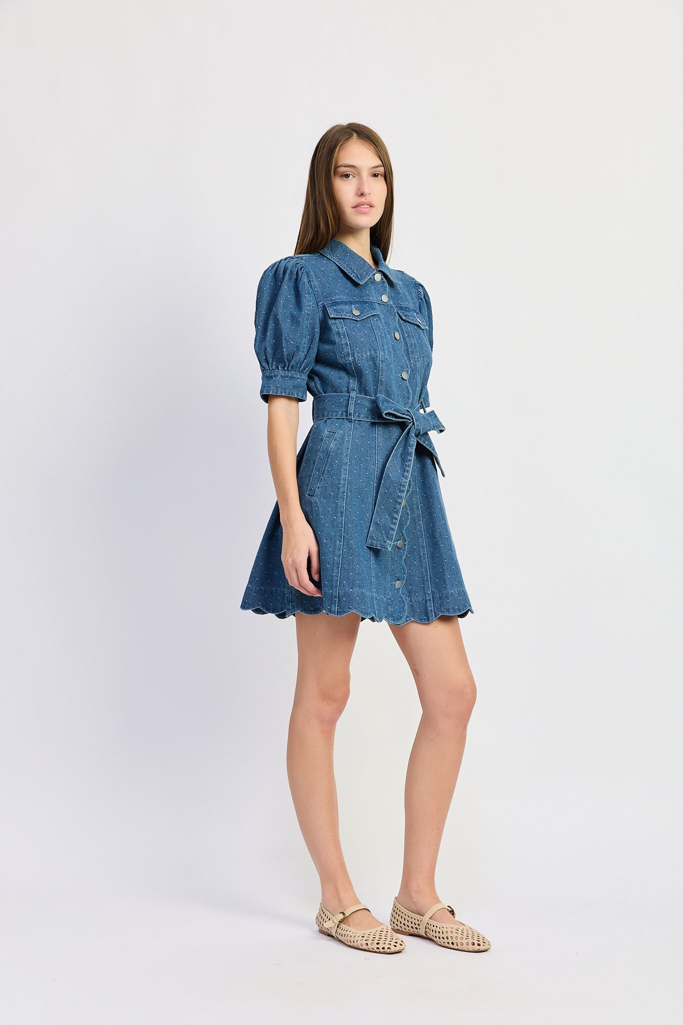 Heidi Denim Mini Dress