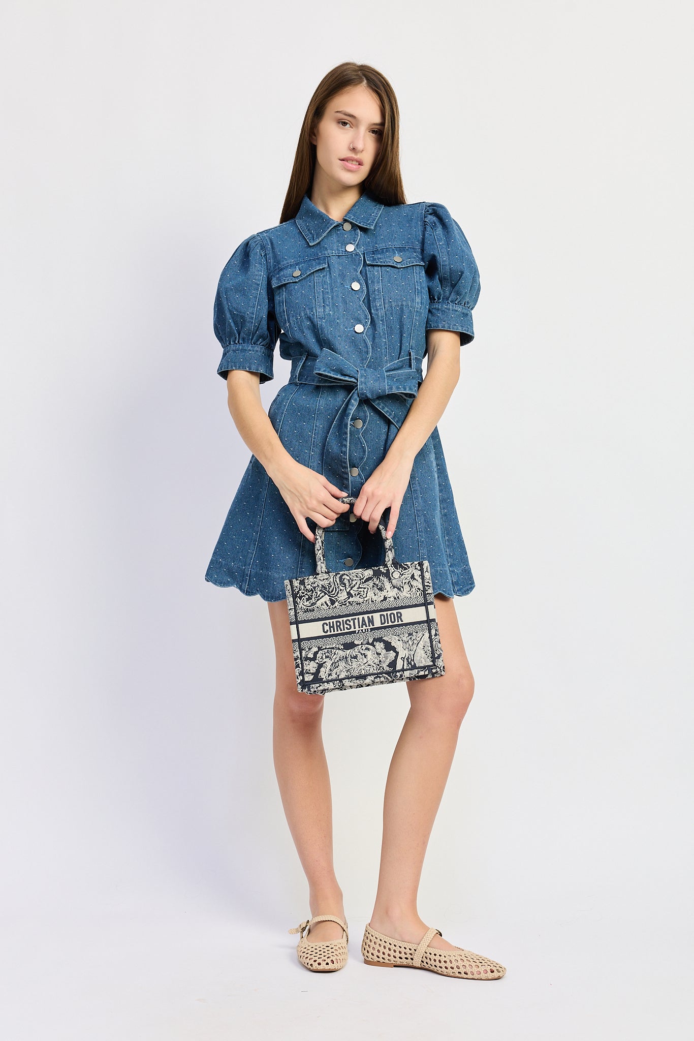 Heidi Denim Mini Dress
