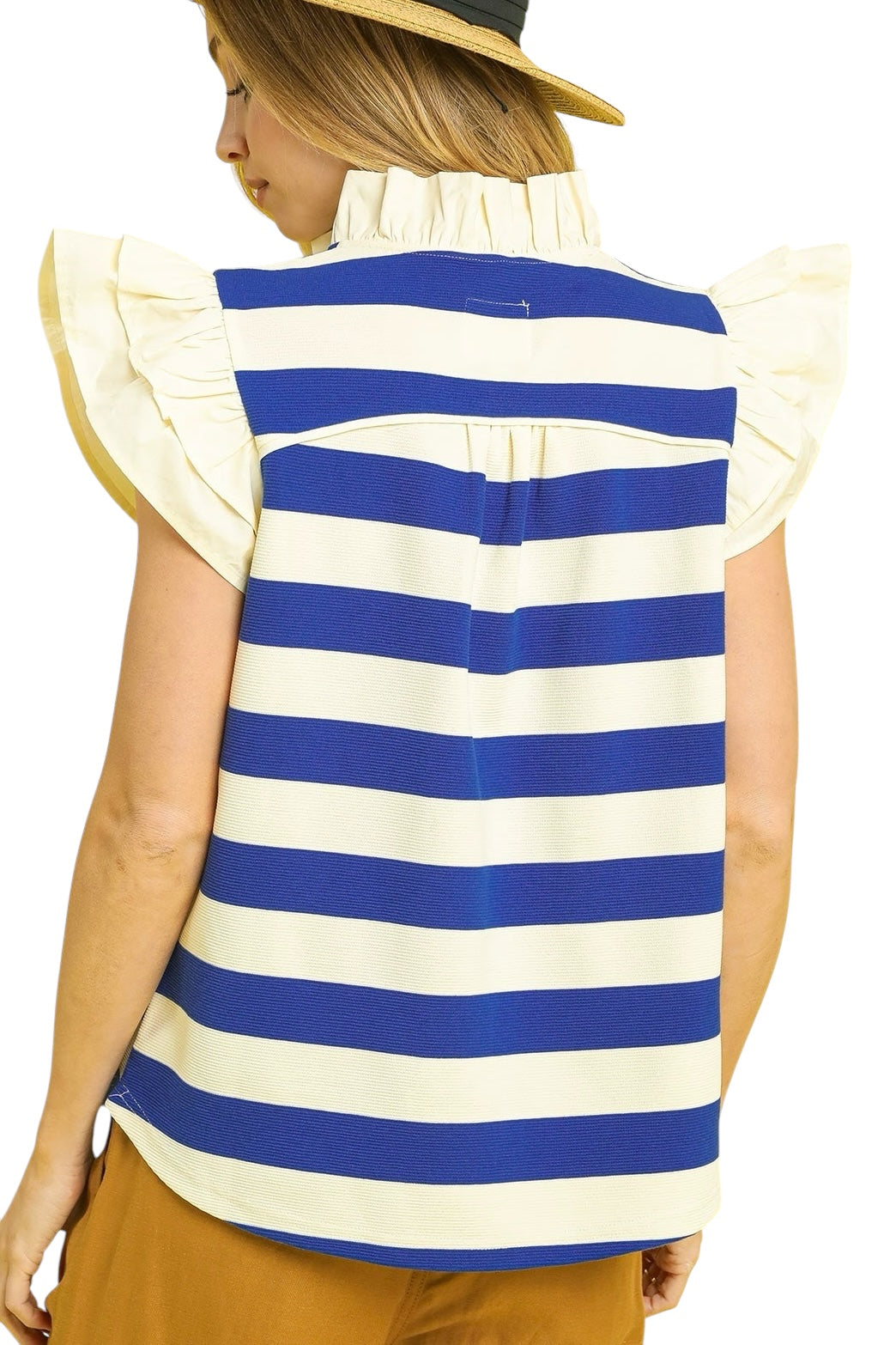 Coastal Charm Ruffle Top