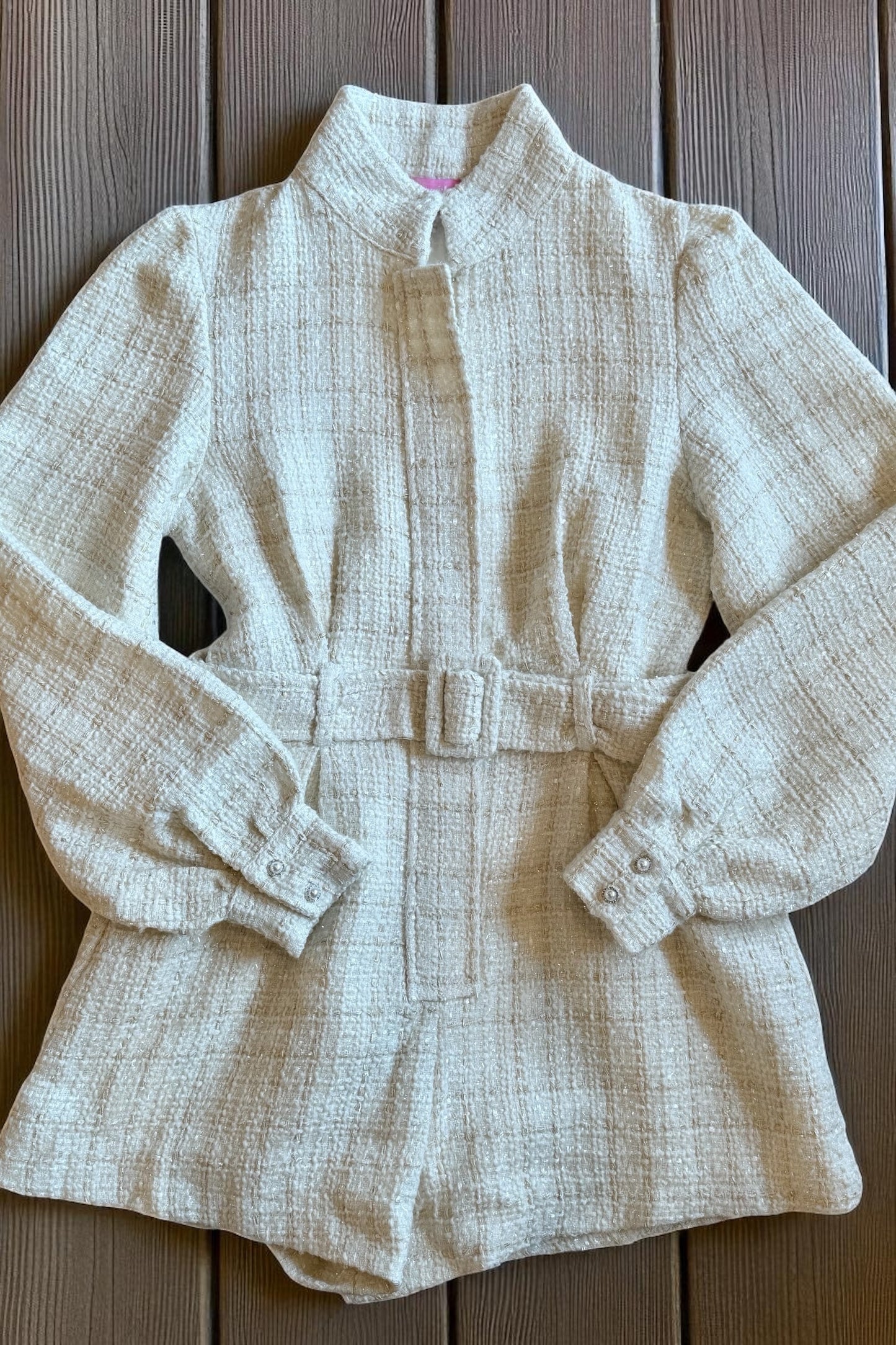 Chara Tweed Romper