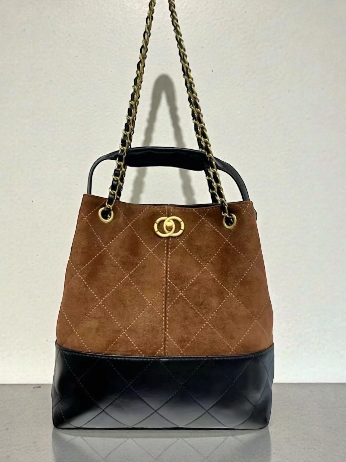 Coco Quilted Bucket Bag
