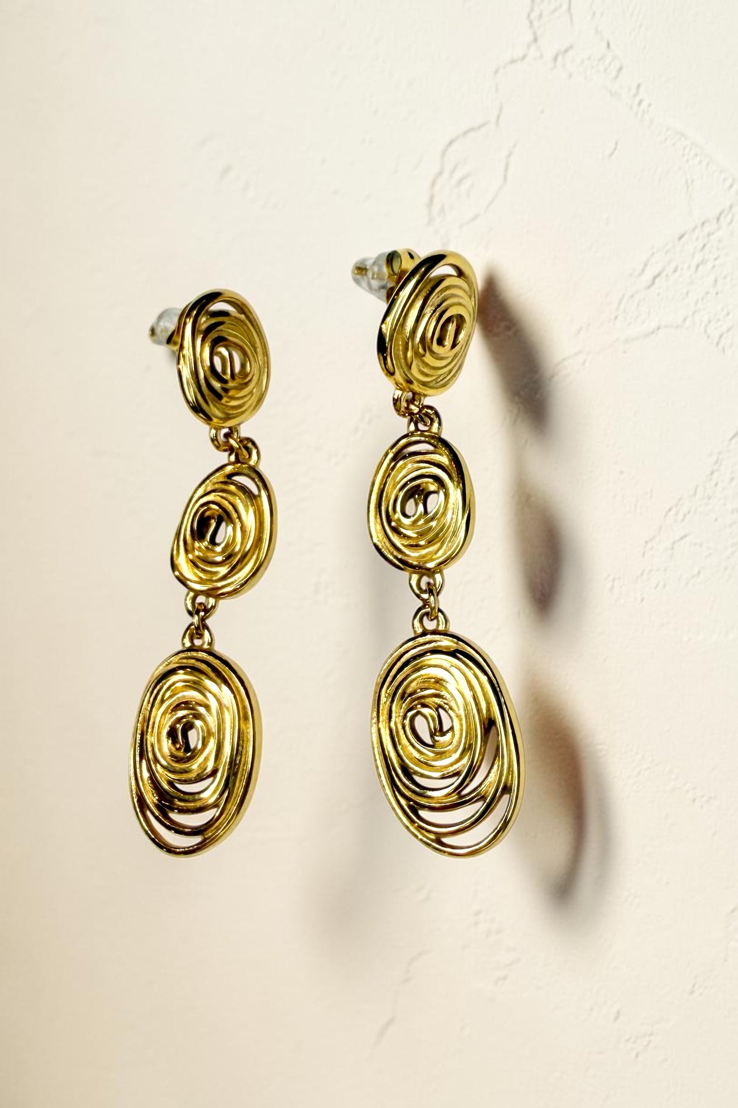 Spiral Drop Earrings