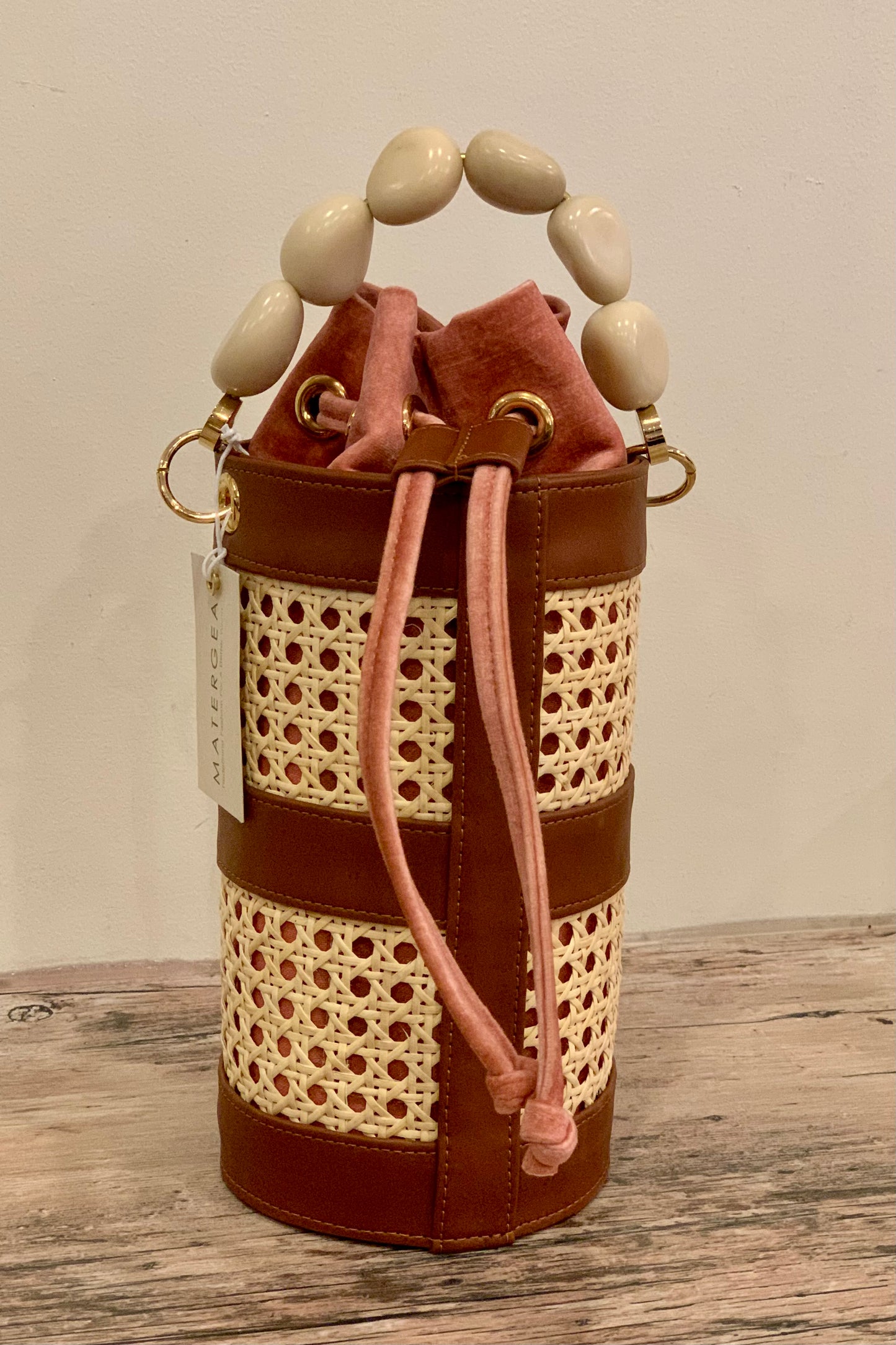 Mincir Bucket Purse Tagua Handle