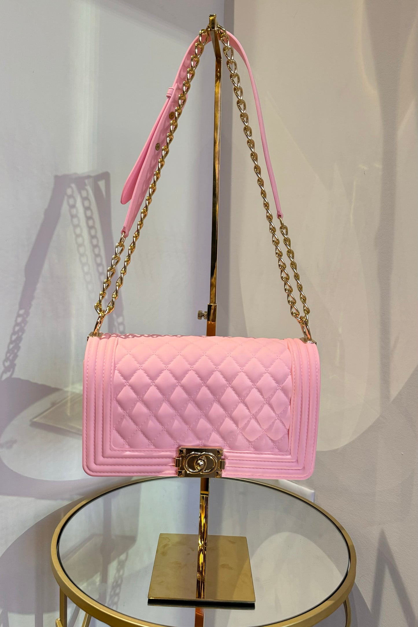 3am Pink quilted CC Purse