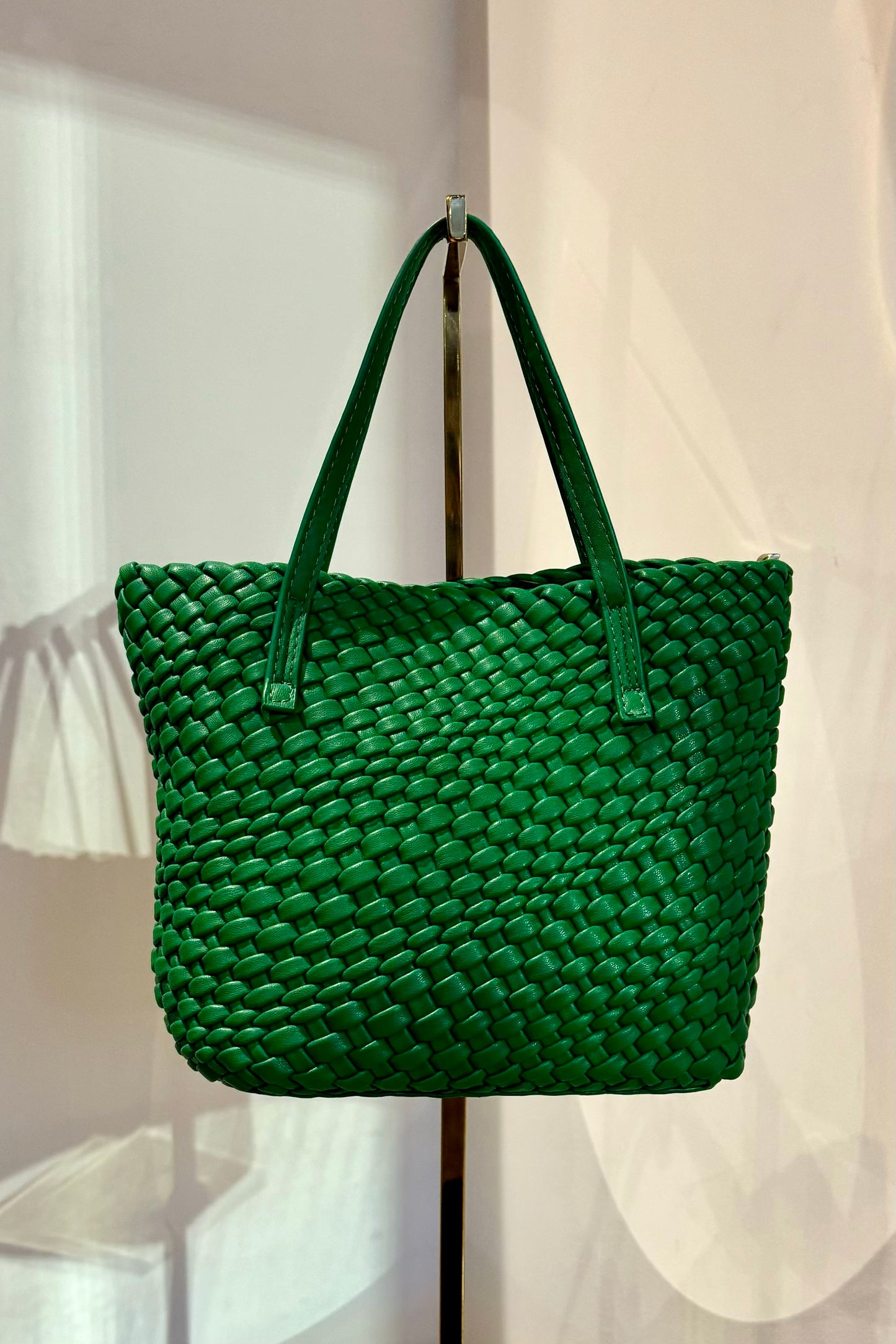 Inzi Small Weave Shopper Tote