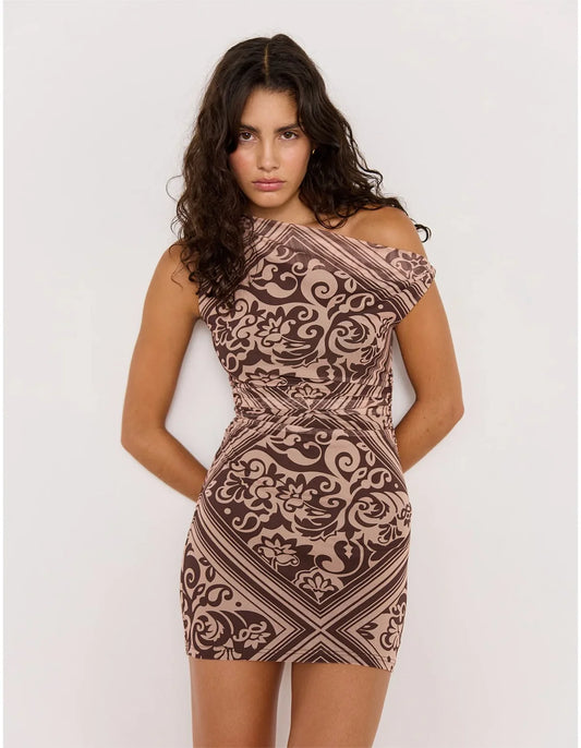 Lumi Mesh Mini Dress