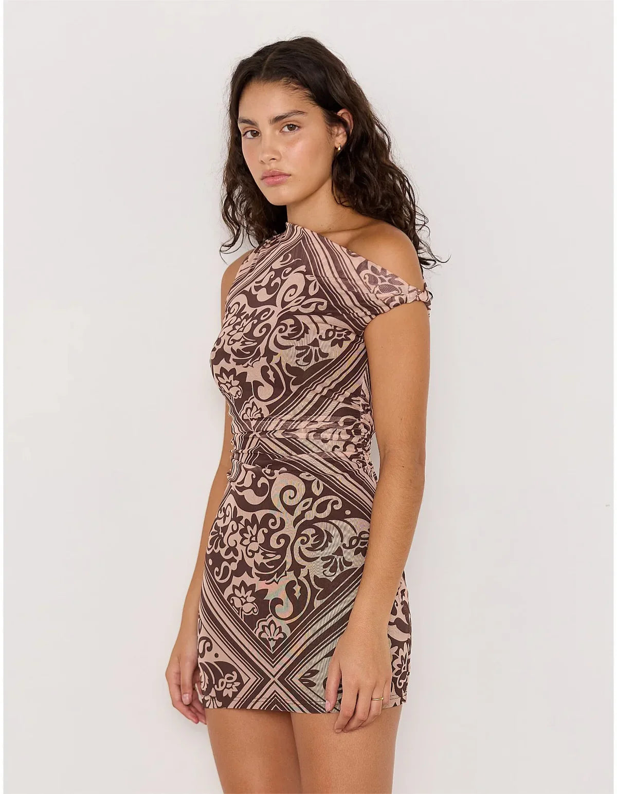 Lumi Mesh Mini Dress