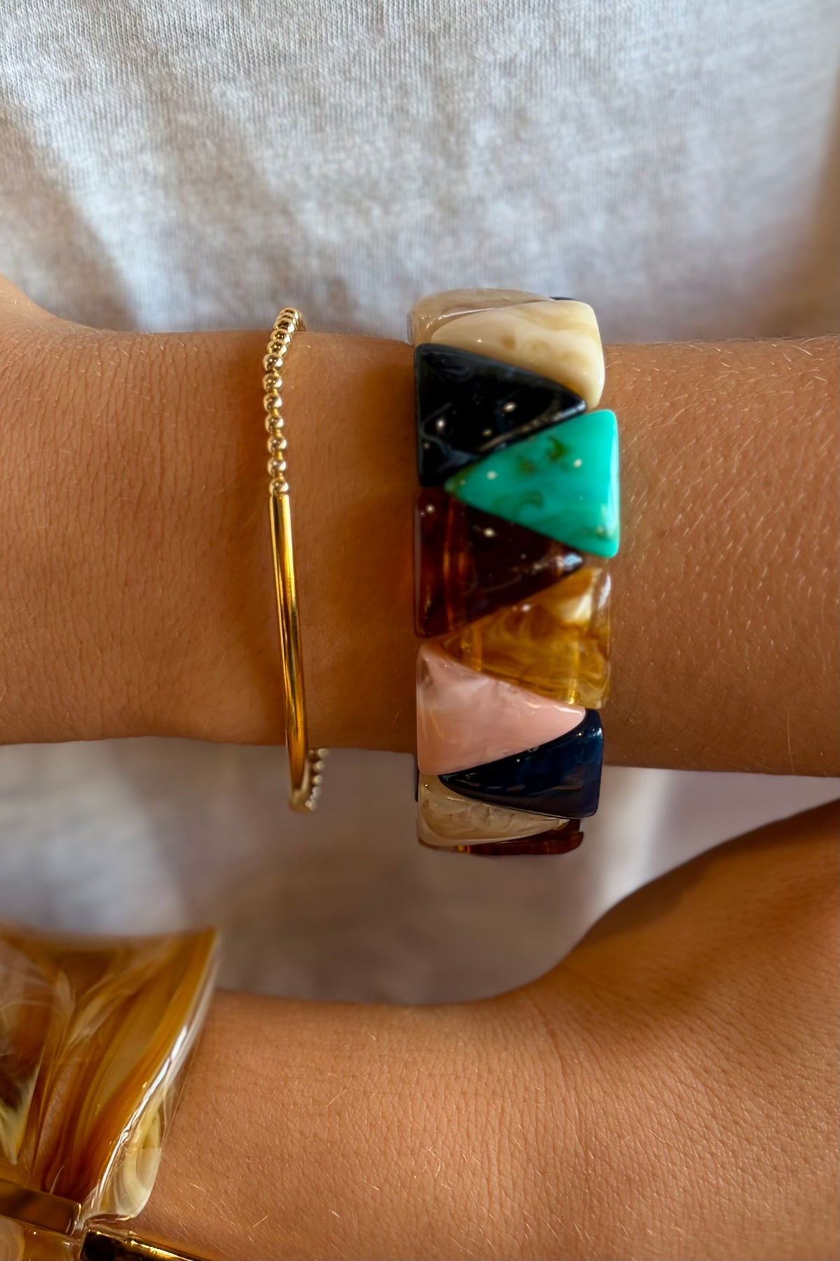 Geo Marble Bracelet