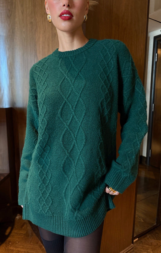 Canyon Emerald Tunic Sweater