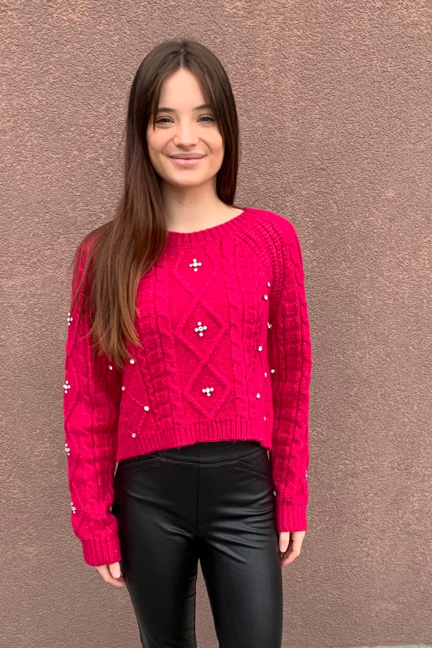 Astr Madison Jewel Sweater