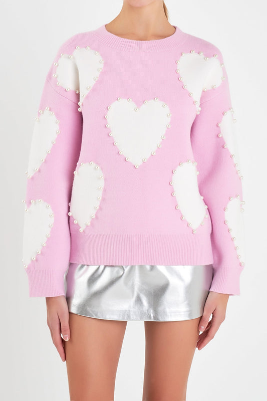 Pearl of Hearts Sweater