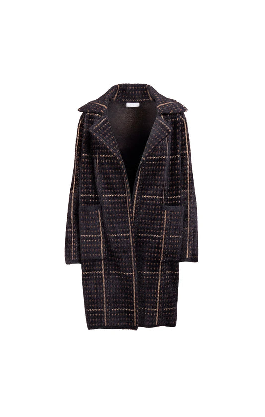 Marceau Houndstooth Coat