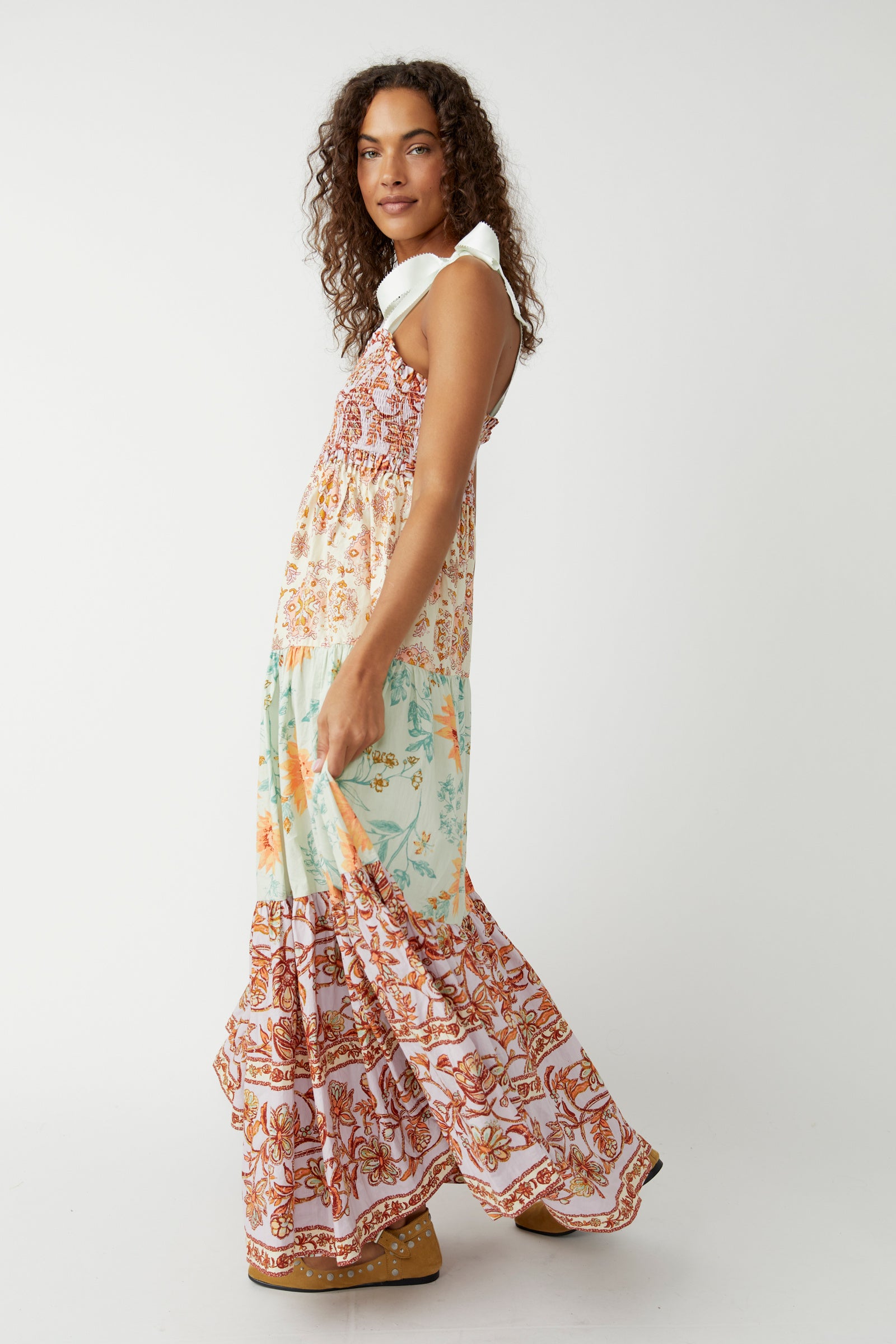bluebell floral maxi dress Free People Bluebell Floral Maxi Dress Size S