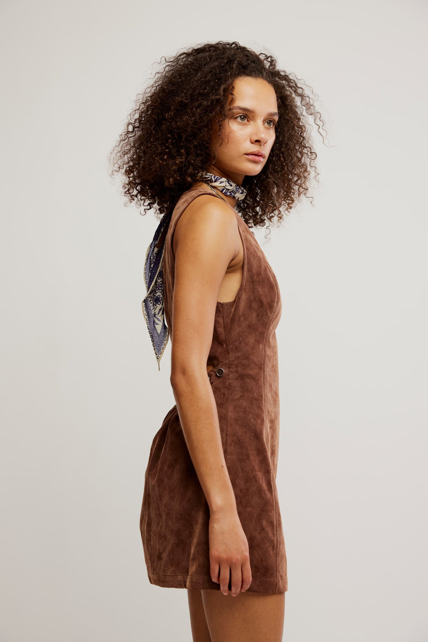 Atlas Suede Mini Dress