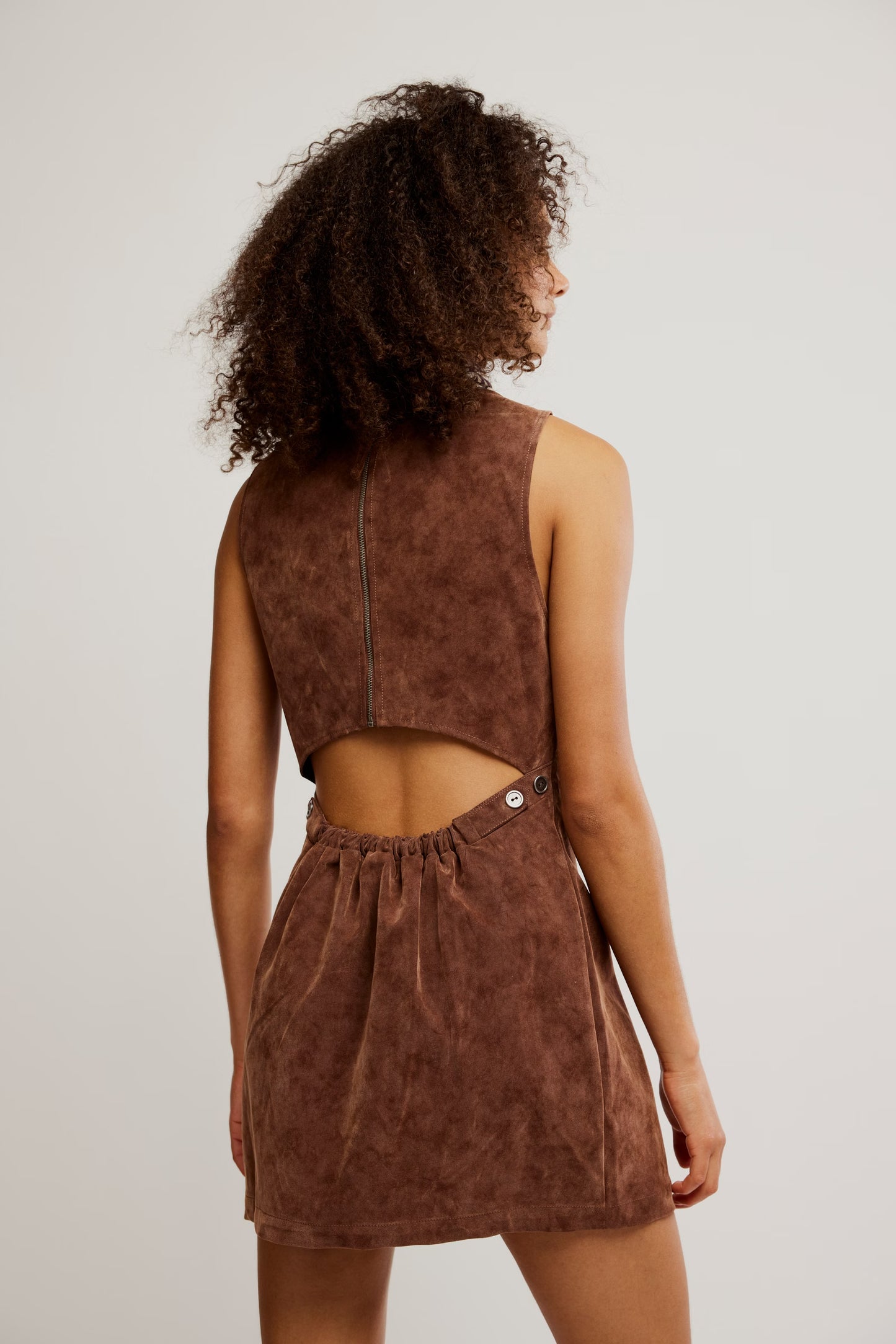 Atlas Suede Mini Dress
