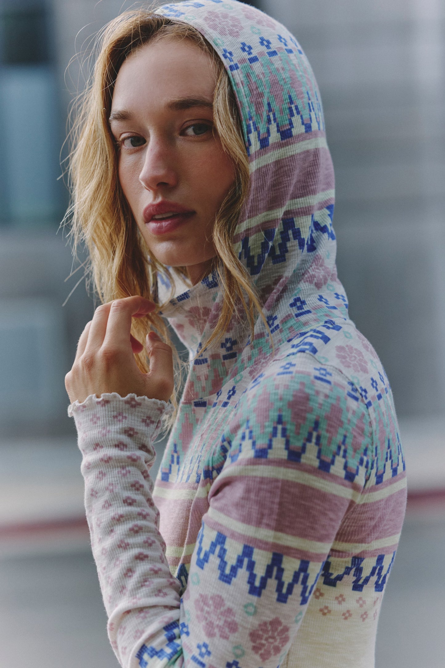 Printed Breathe Easy Top