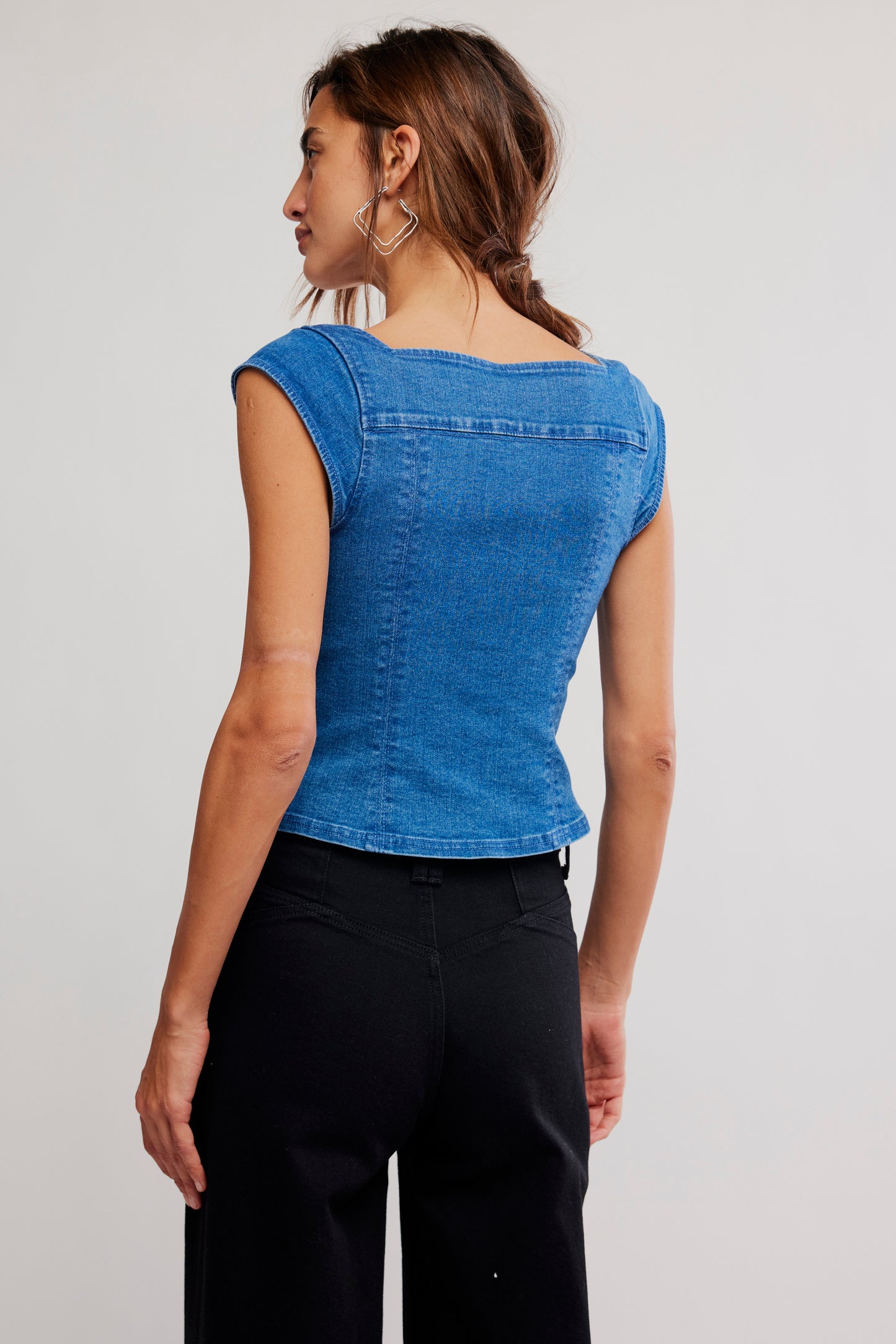 Marilyn Denim Corset