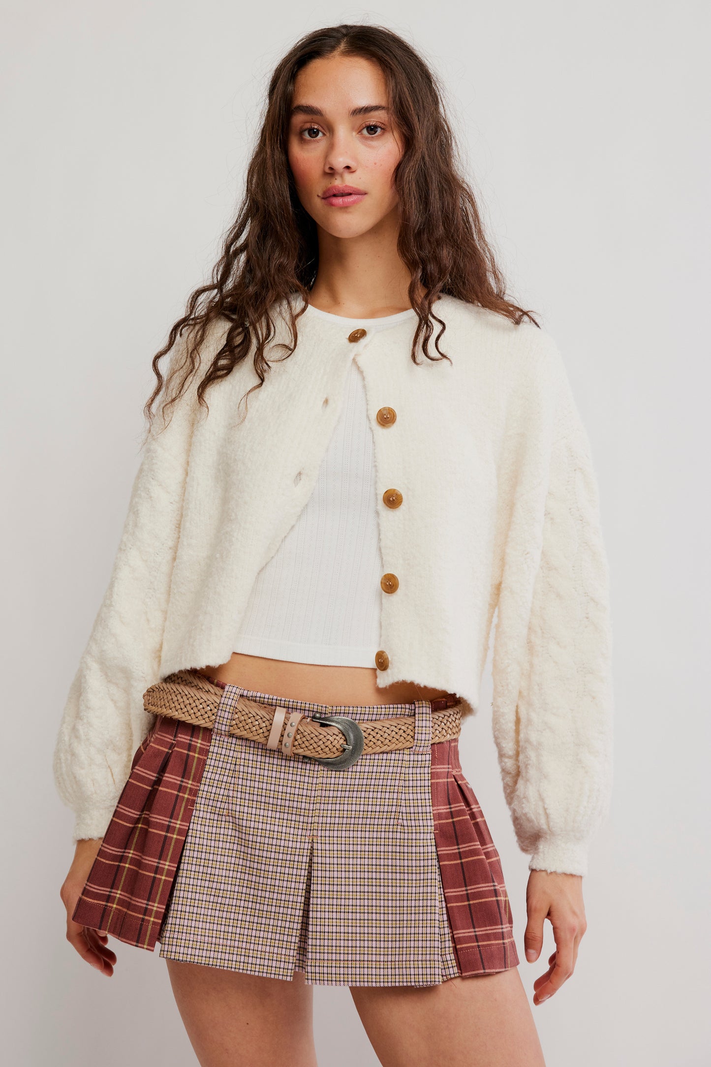 Sherry Pleated Mini Skirt