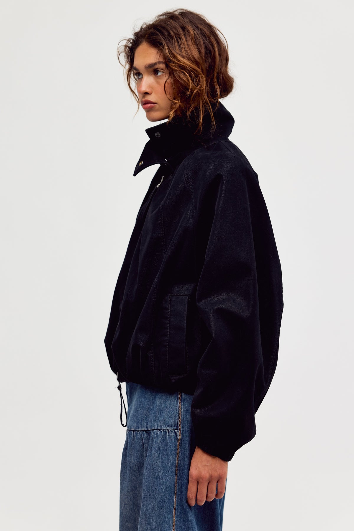Chelsea Vegan Suede Jacket