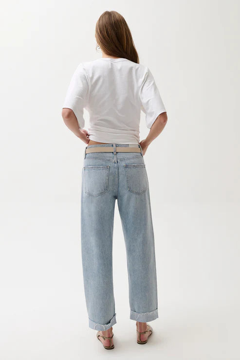 Kacey Mid Rise Cuffed