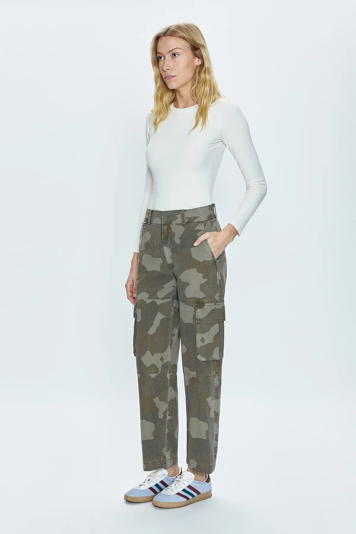 Addie High Rise Cargo Trouser