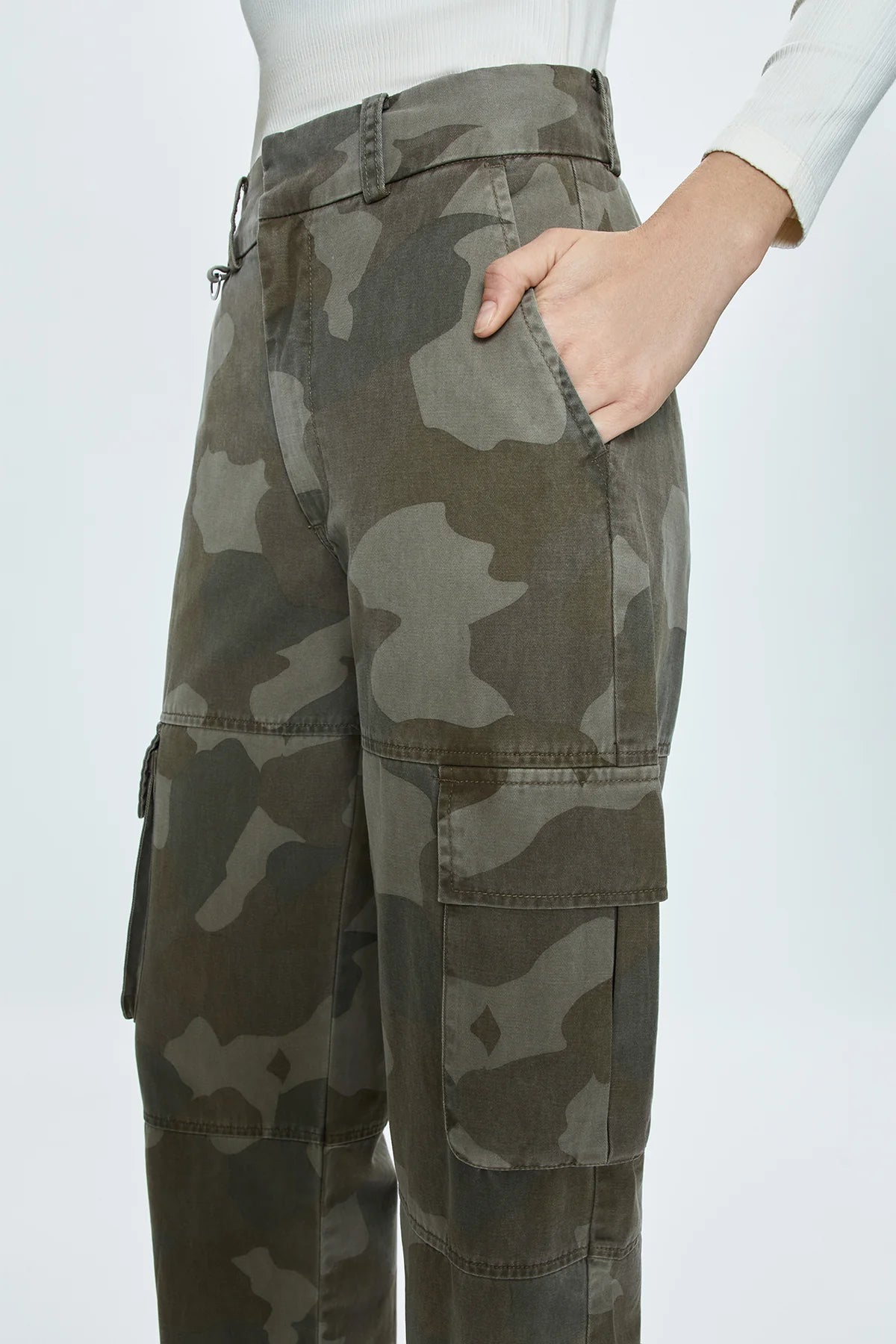 Addie High Rise Cargo Trouser