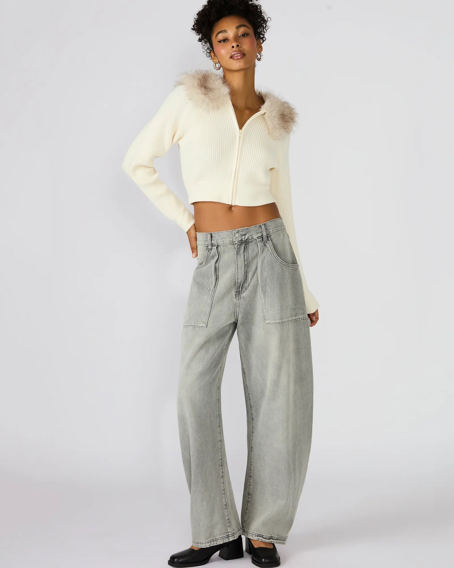 Lysia Fur Sweater