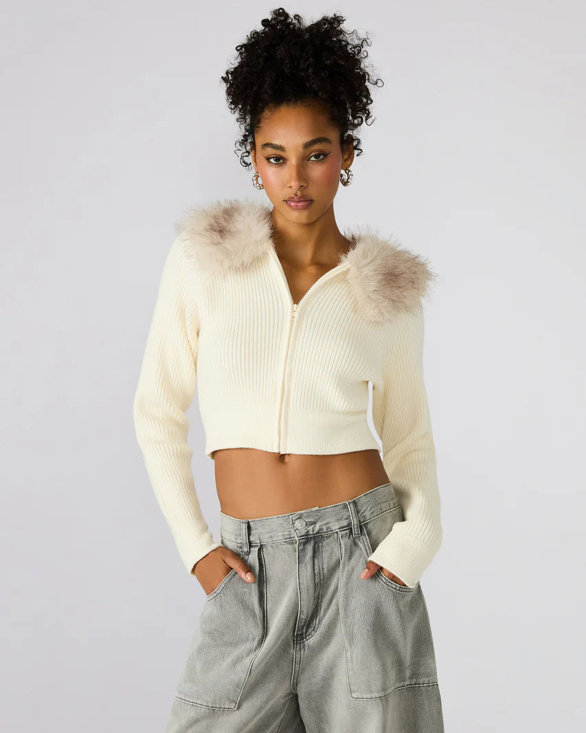 Lysia Fur Sweater