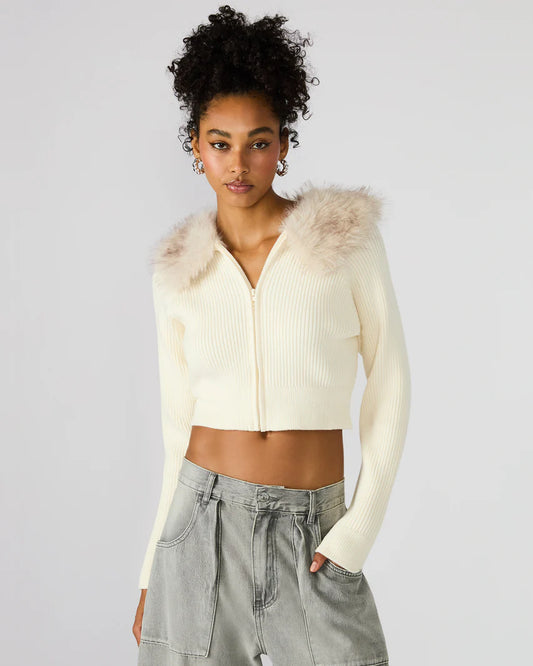 Lysia Fur Sweater