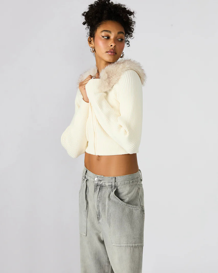 Lysia Fur Sweater