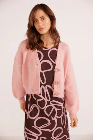 Rose Relaxed Knit Cardigan