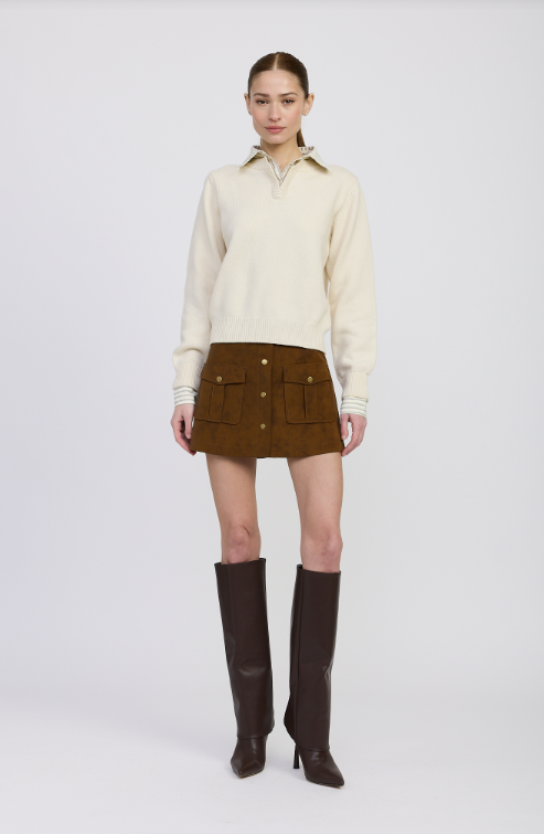 Azra Mixed Media Sweater