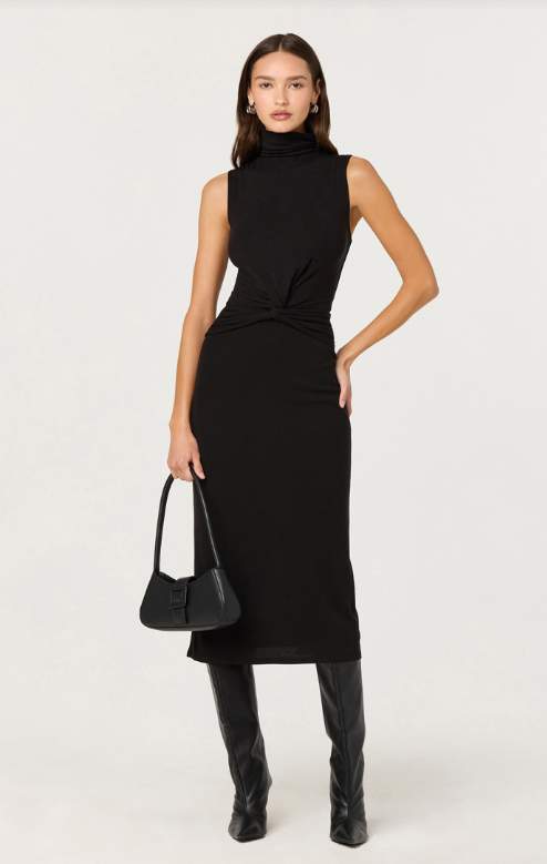 Riana Twist Front Maxi Dress