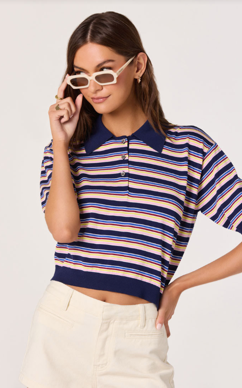 Scottie Stripe Top