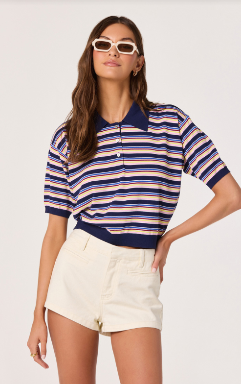 Scottie Stripe Top