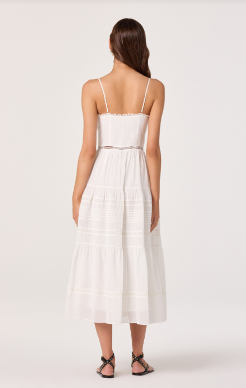 Annabel Eyelet Midi Dress