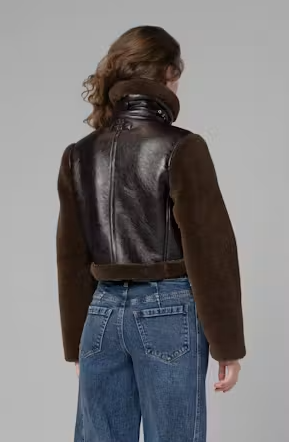 Laid Black Fur Jacket