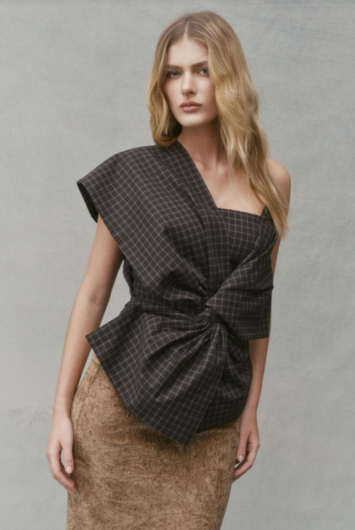 Gia One Shoulder Bow Top