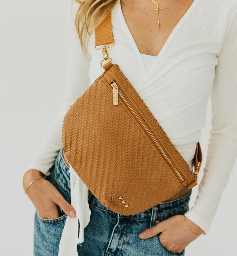 Diagonal Woven Westlyn Bum Bag