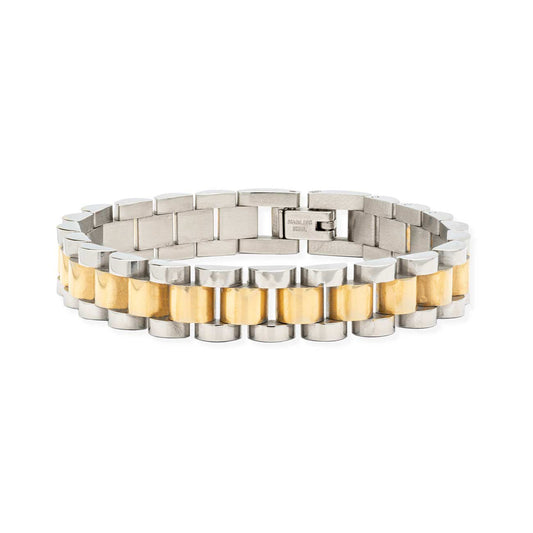 Bracha Rolly link Two tone Bracelet