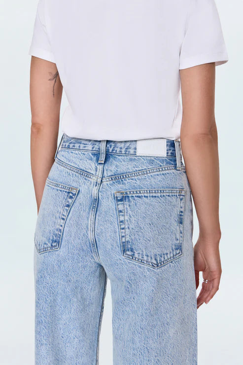 Tate High Rise Bowed Jean