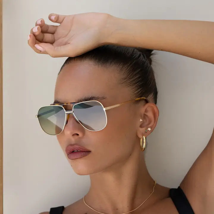 Logan Acetate Aviator Sunglasses