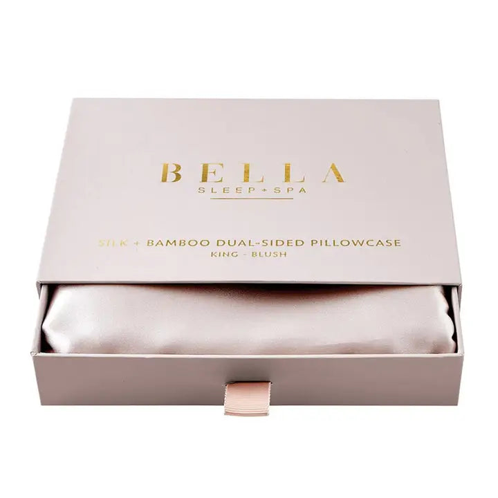 King Dual-Sided Silk + Bamboo Pillowcase