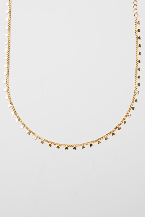 Dainty Heart Choker Necklace