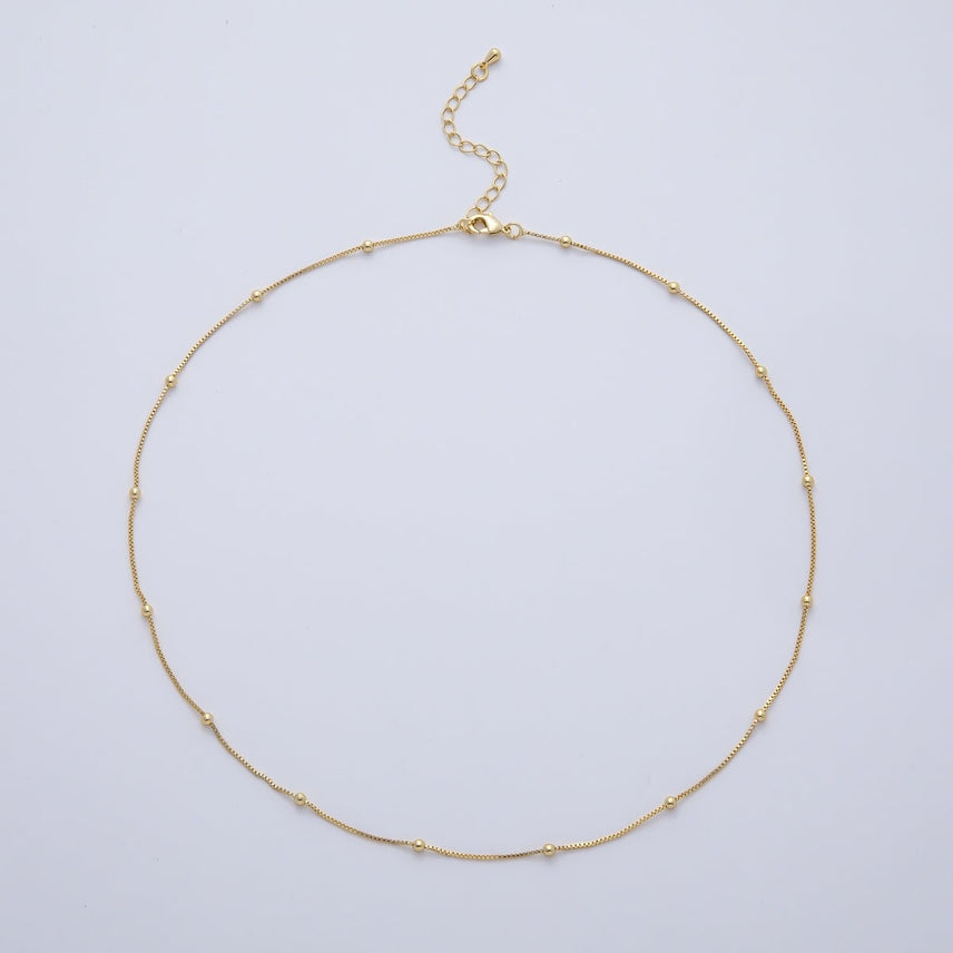 Dainty Satellite Chain Necklace