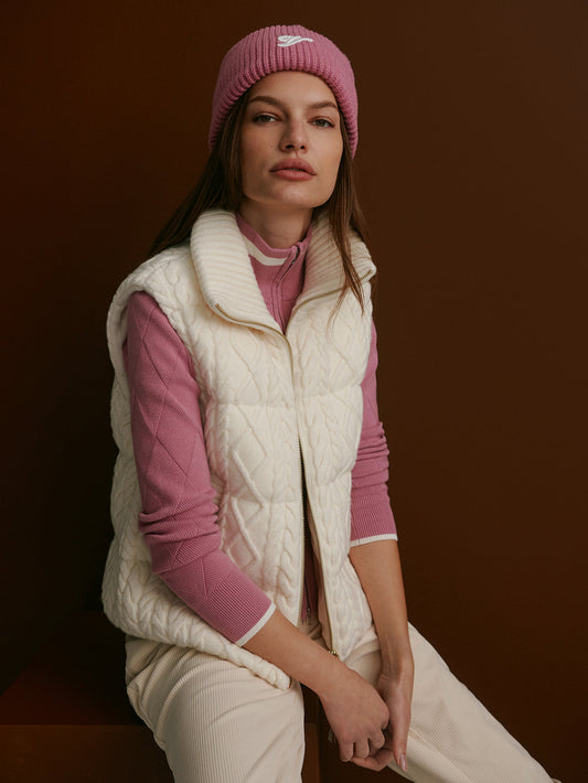 Irina Cable-Knit Gilet
