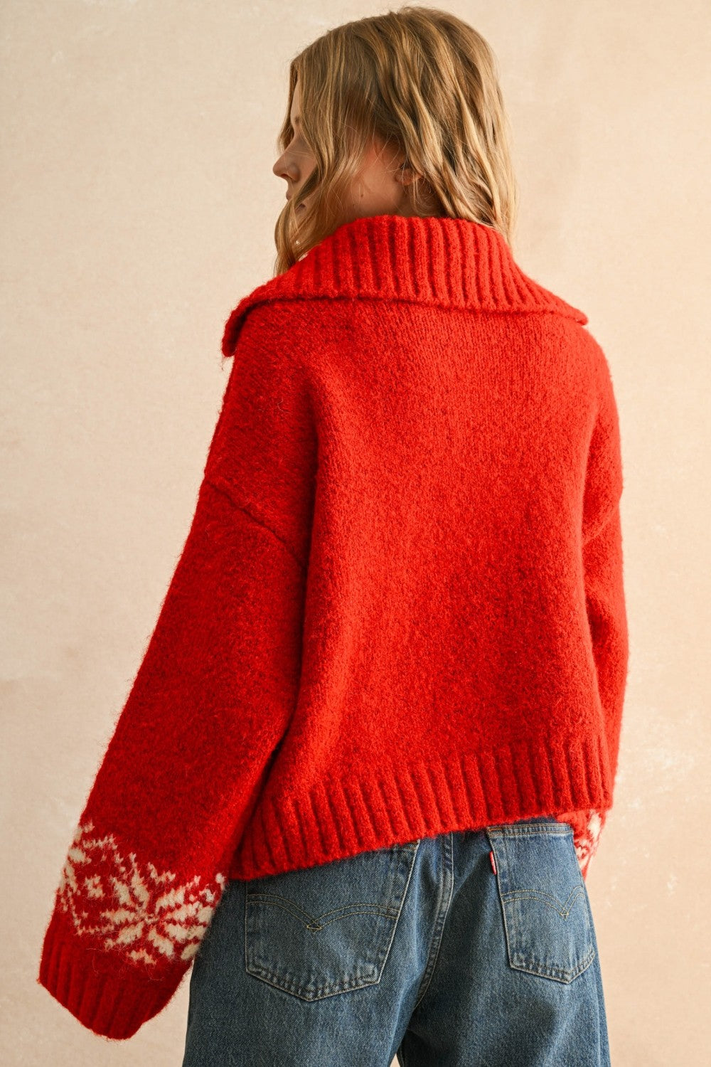 Snowflake Buckle Sweater