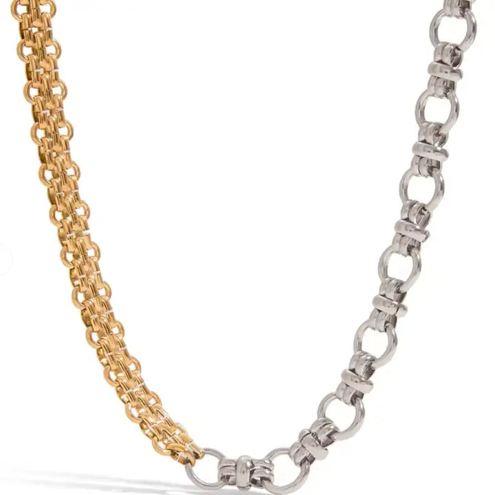 Estella Mixed Link Necklace